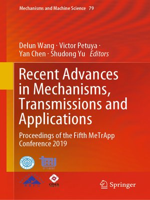 cover image of Recent Advances in Mechanisms, Transmissions and Applications
